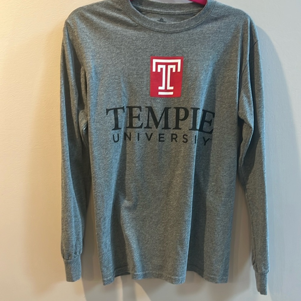 Ivysport Temple Long-sleeved T-Shirt Gray Size Small